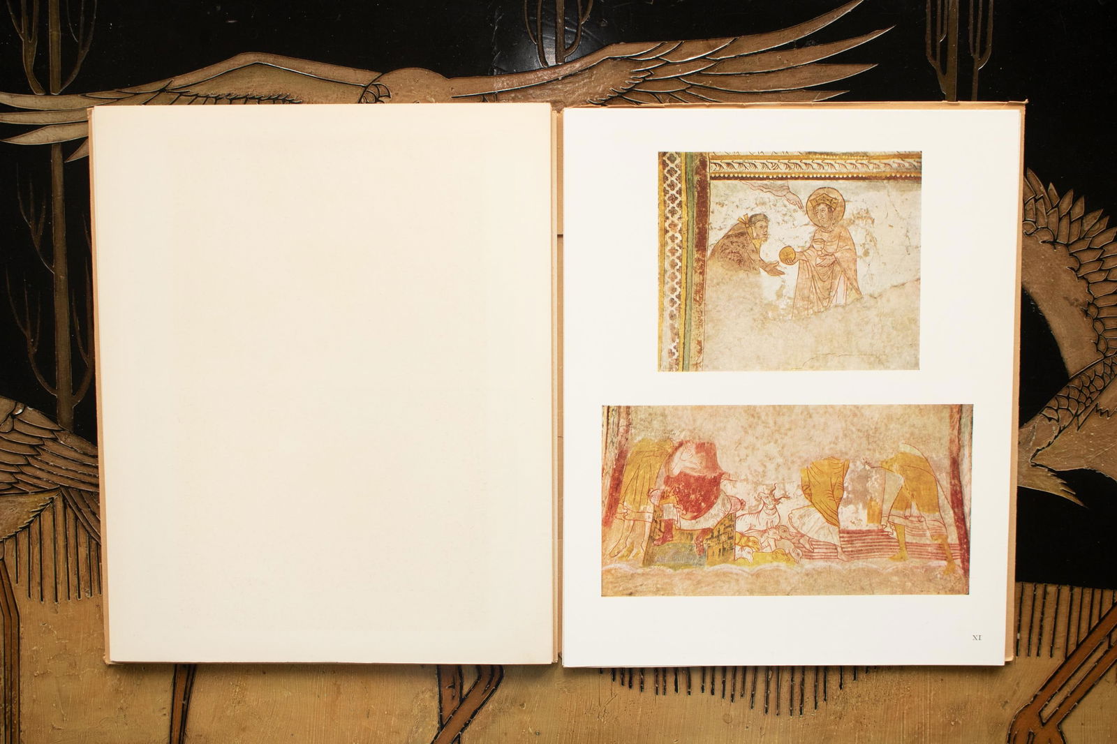 The Frescos of Saint-Savin, 1944 Art Book With 20 Full-Color Inserted Prints - 8
