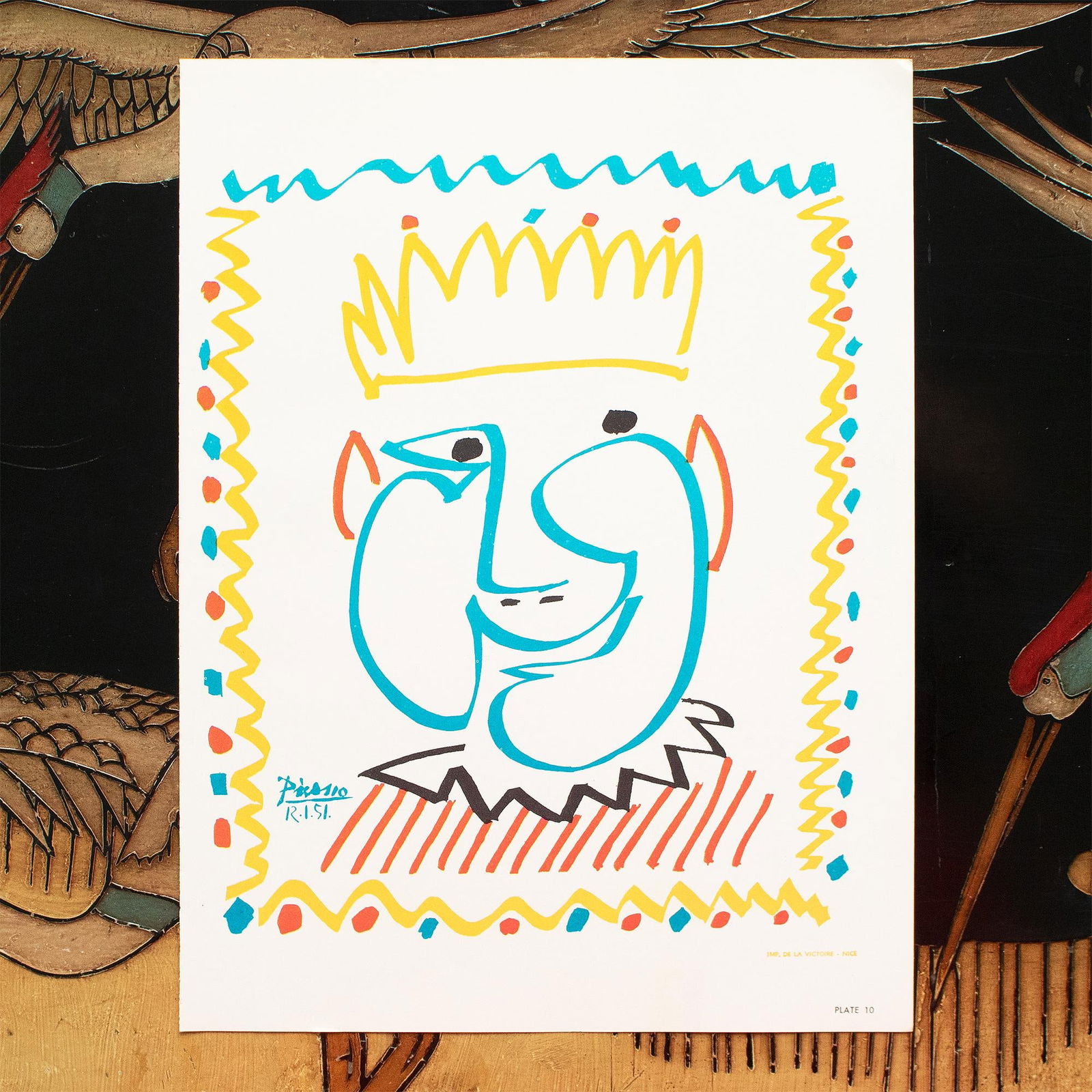 1957 After Pablo Picasso, Poster Signed in the Print - 4