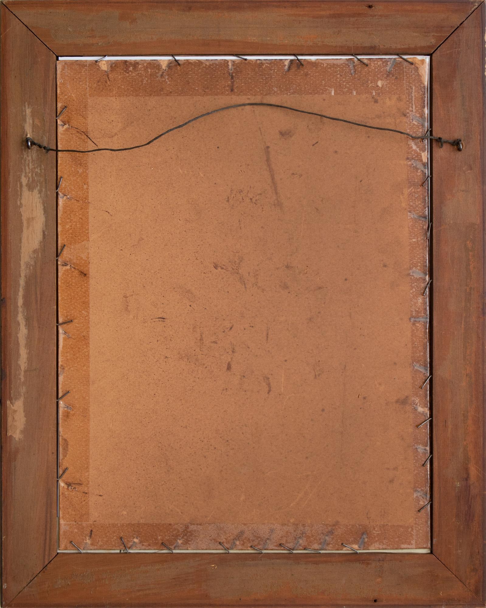 After Edward Lear "Portrait of Chimpanzee", Large Reproduction Print in Antique Frame - 8