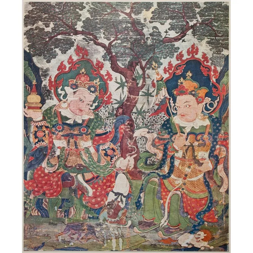 1954 the Kings of Space (Lokapalas), First Edition Full-Color Parisian Print - 2