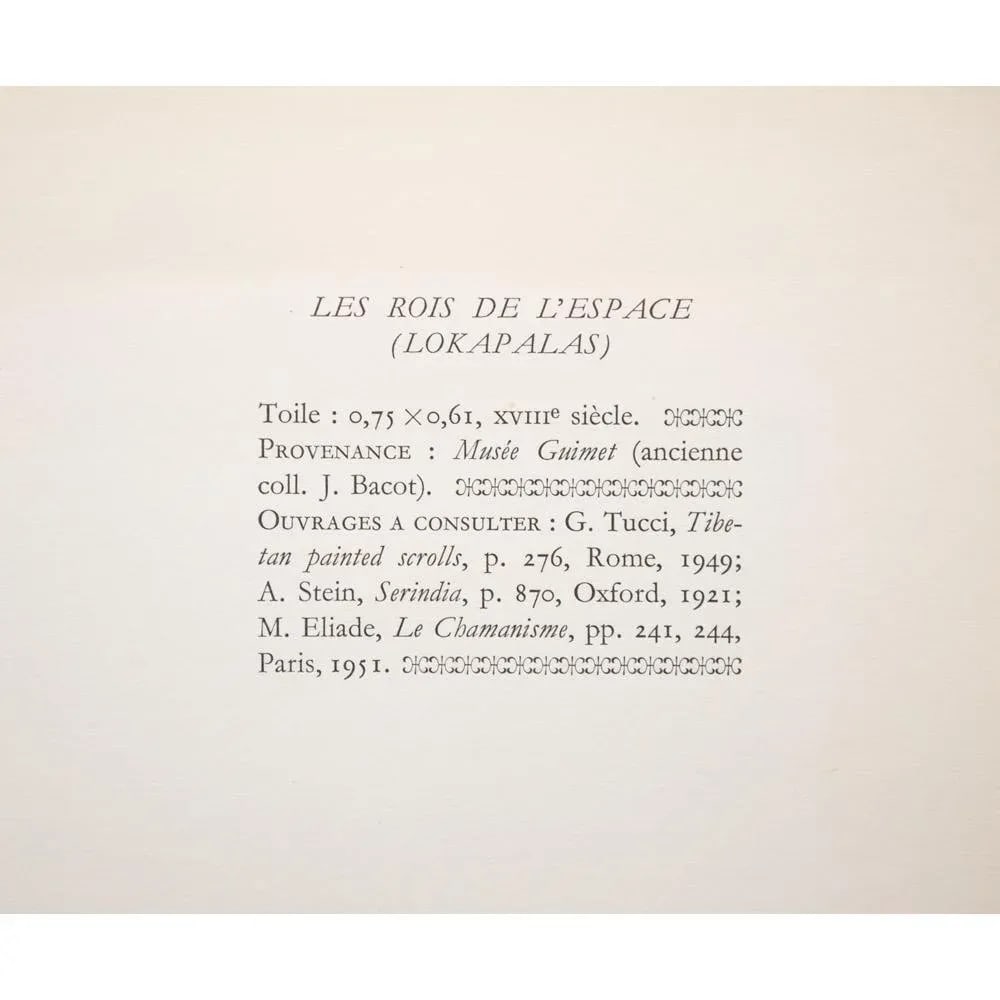 1954 the Kings of Space (Lokapalas), First Edition Full-Color Parisian Print - 6