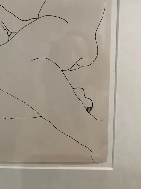 1930s Nude Drawing by Louise Nevelson, Framed - 5