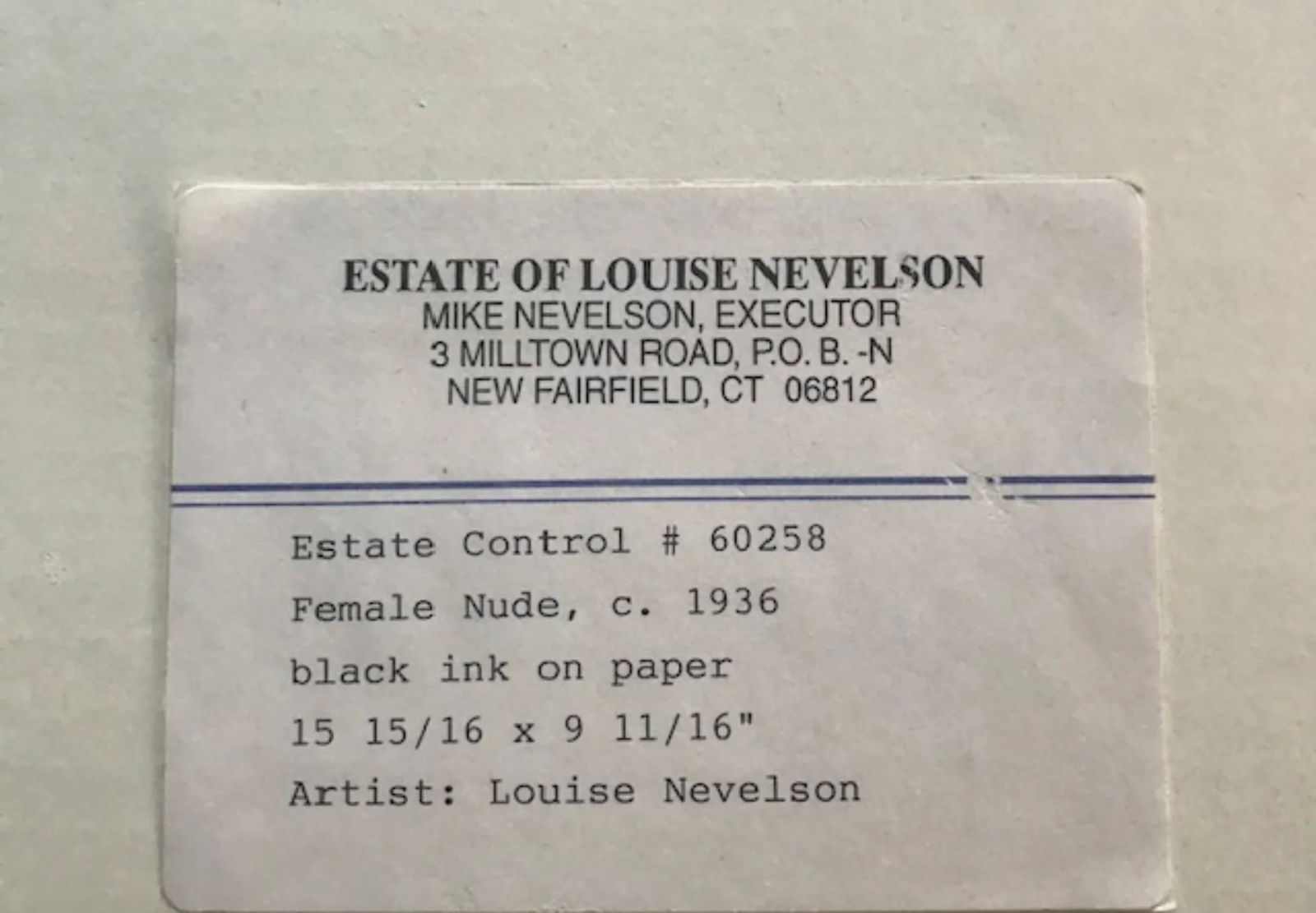 1930s Nude Drawing by Louise Nevelson, Framed - 6