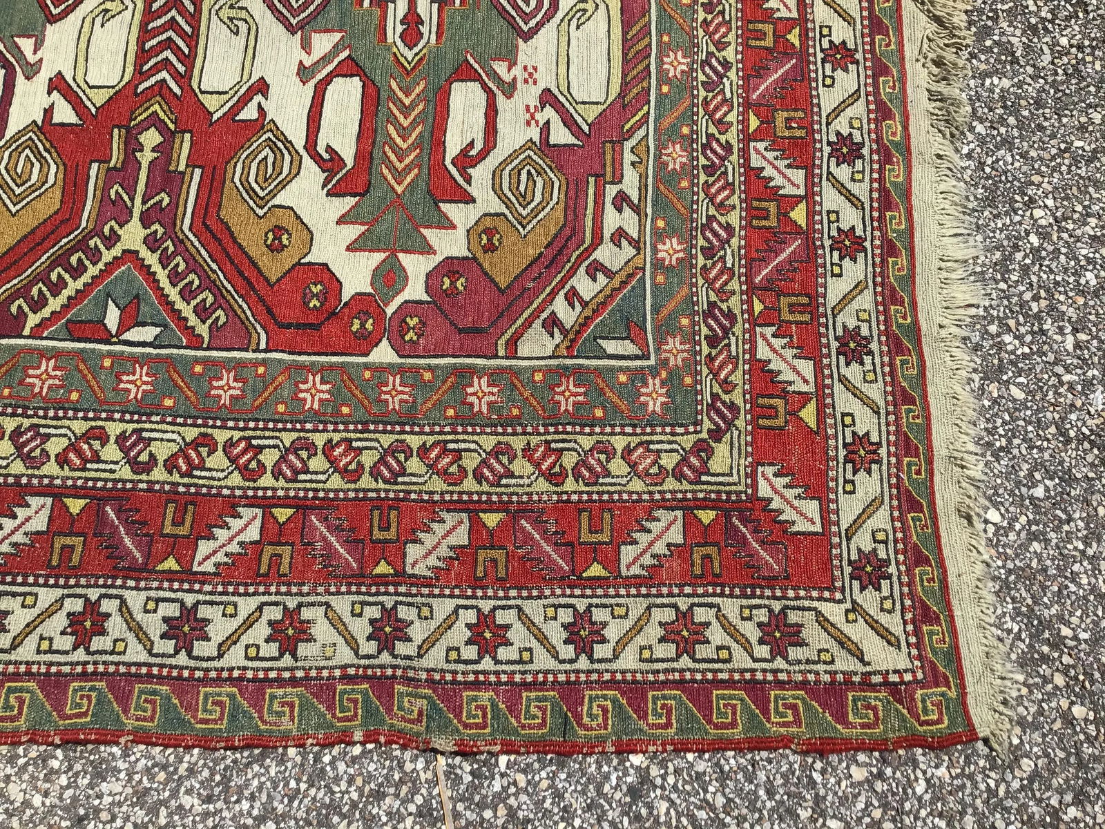 Vintage Geometric Design Kilm Rug - 5
