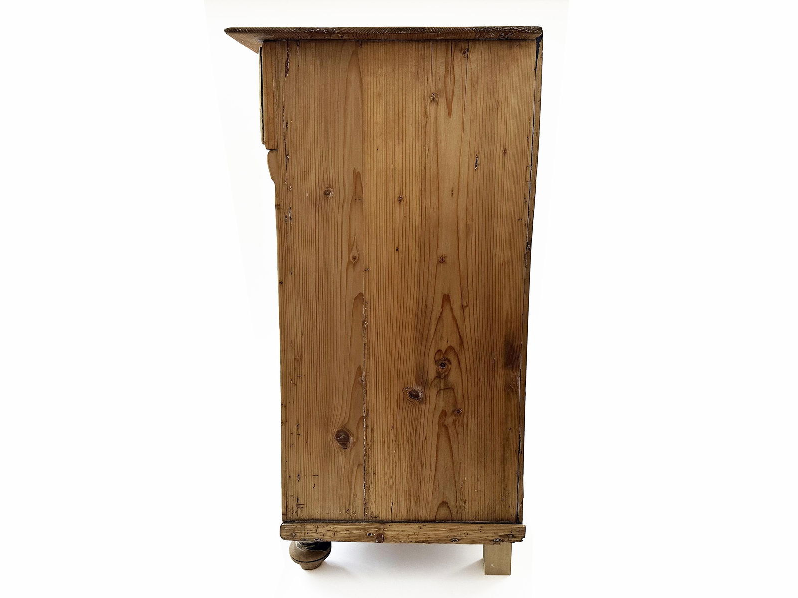 1880s Antique European Scrubbed Pine Cabinet - 8