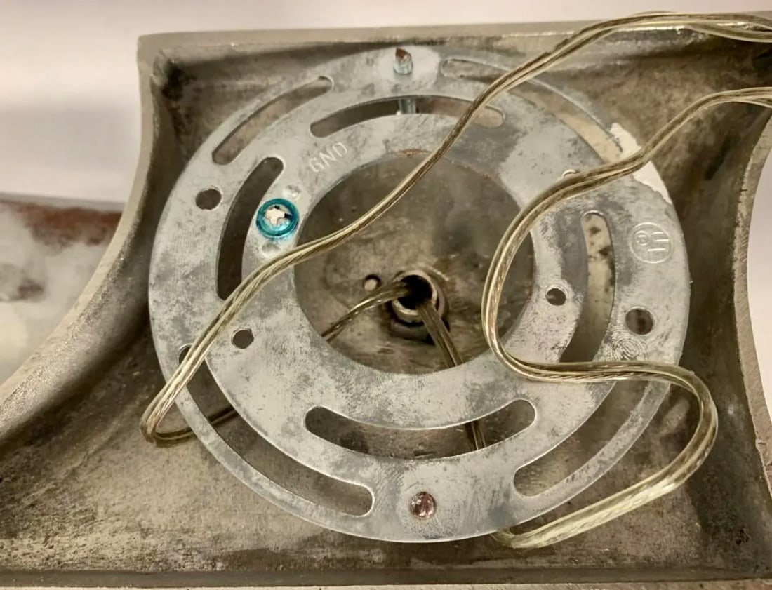 Rock Crystal and Chrome Wall Sconces - a Pair - 6