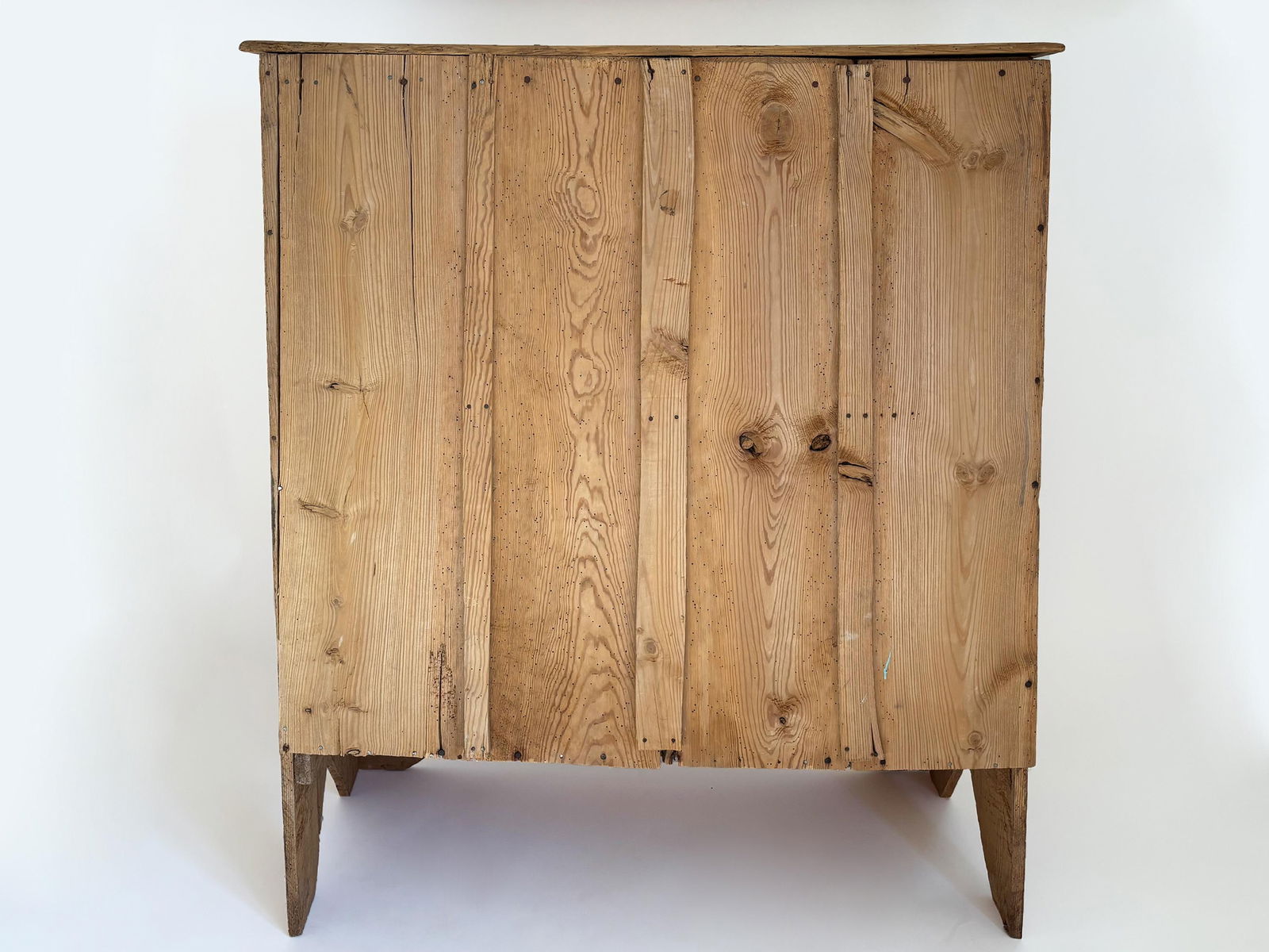 1900s Antique European Scrubbed Irish Pine Cabinet - 10