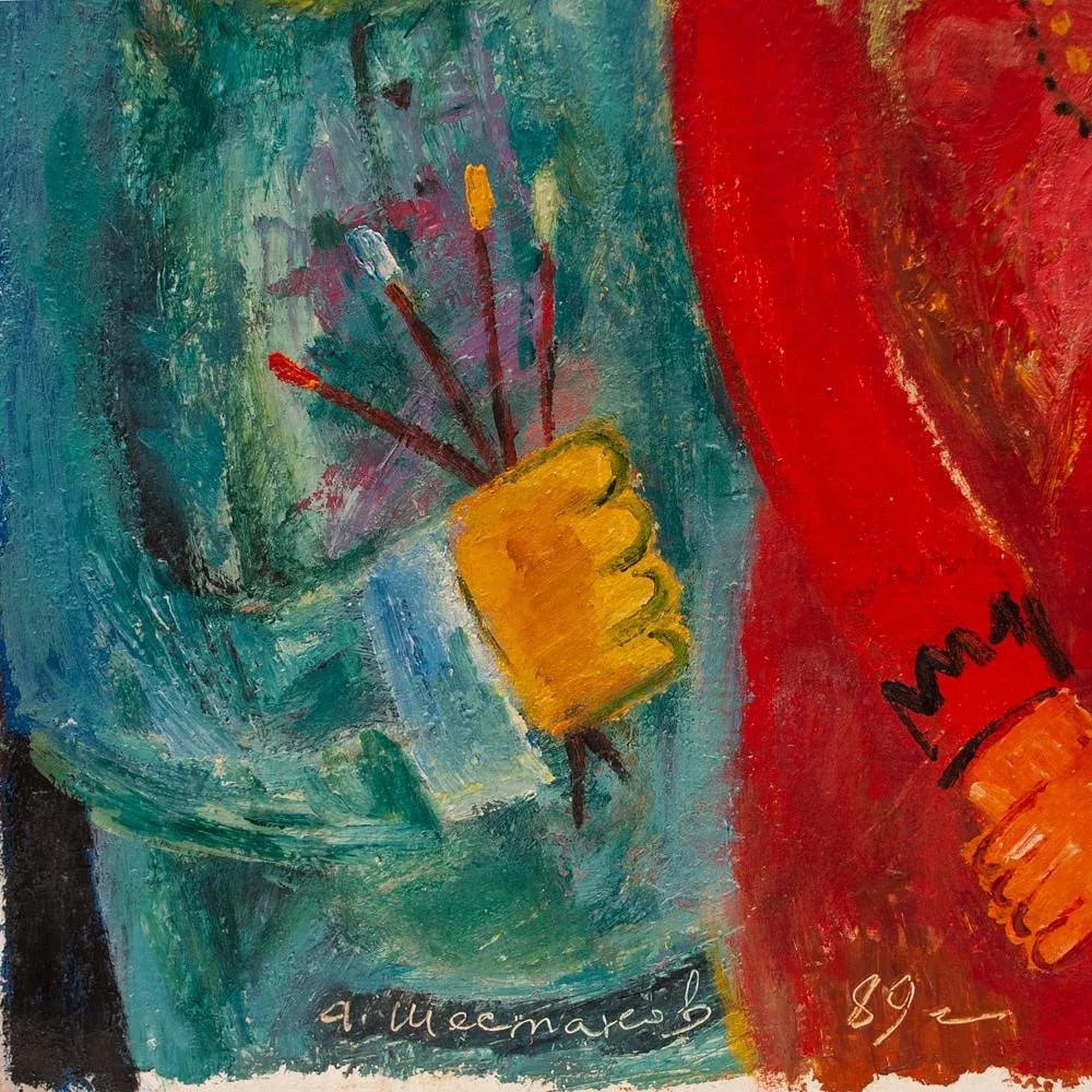 Matisse and His Muse by Adolf Shestakov, Signed, Sealed, C. O. A. - 5