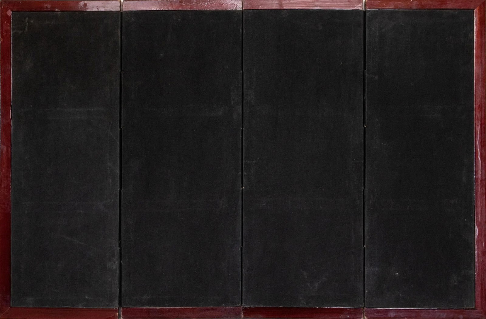 C. 1960s Small Asian Painted Screen "Red-Crowned Cranes and Big Old Pine Tree" - 17