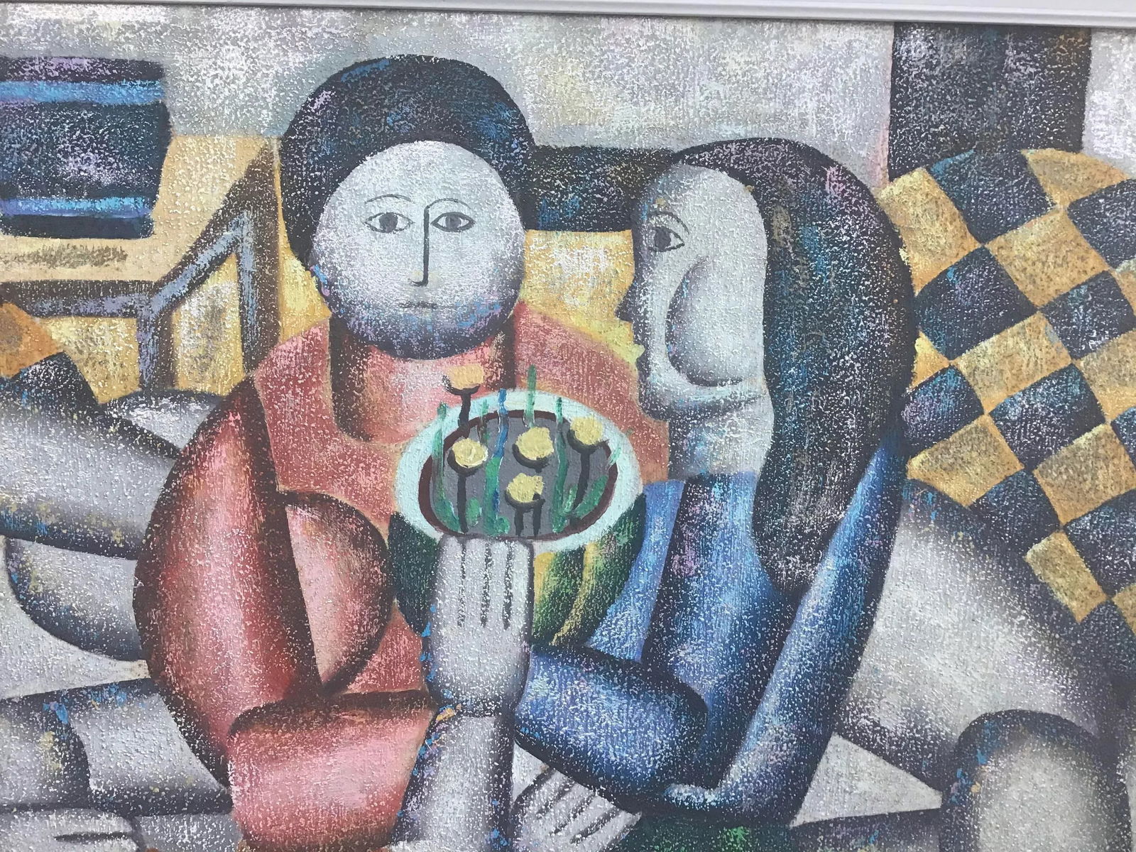 Painting on Canvas Style of Fernand Leger - 2