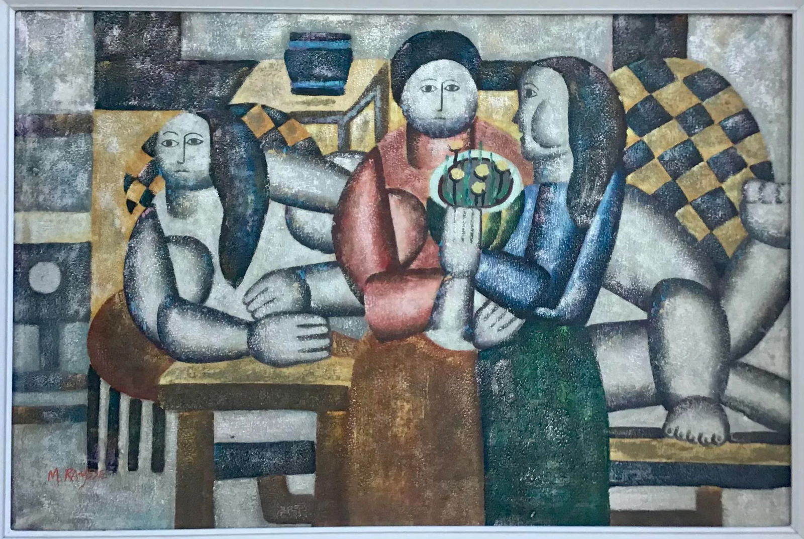 Painting on Canvas Style of Fernand Leger - 3