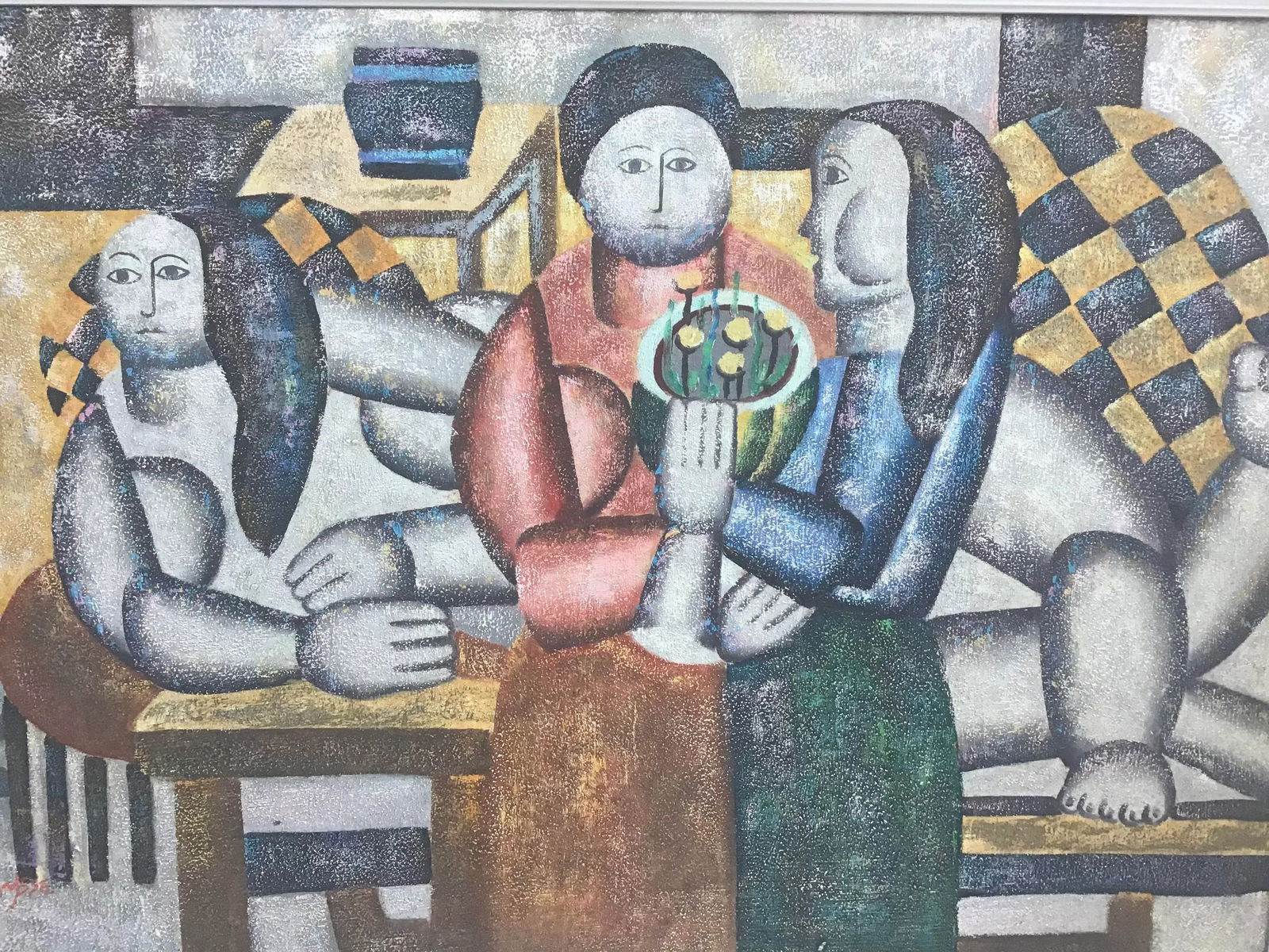 Painting on Canvas Style of Fernand Leger - 6