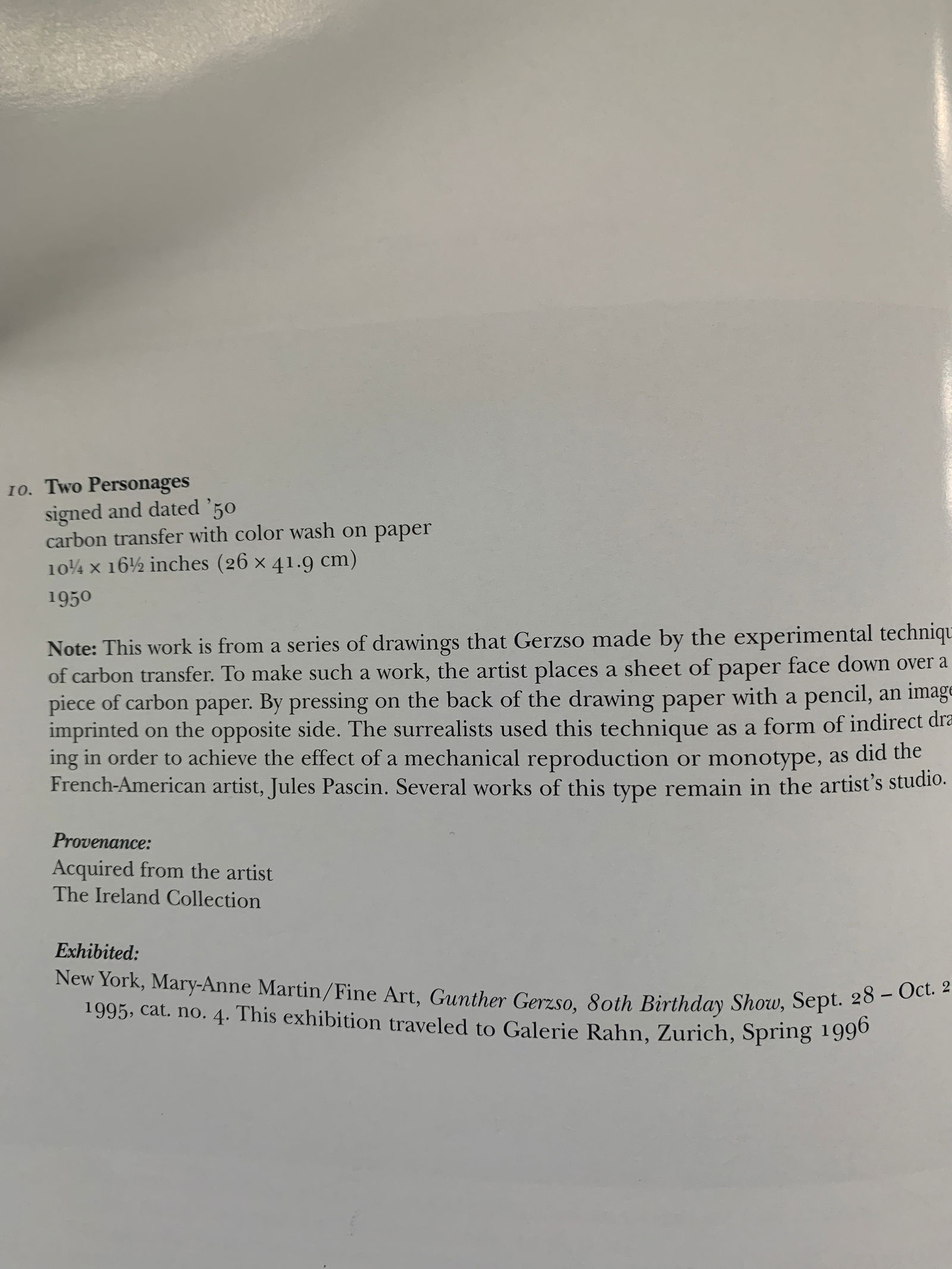 Gunther Gerzso Print - 5