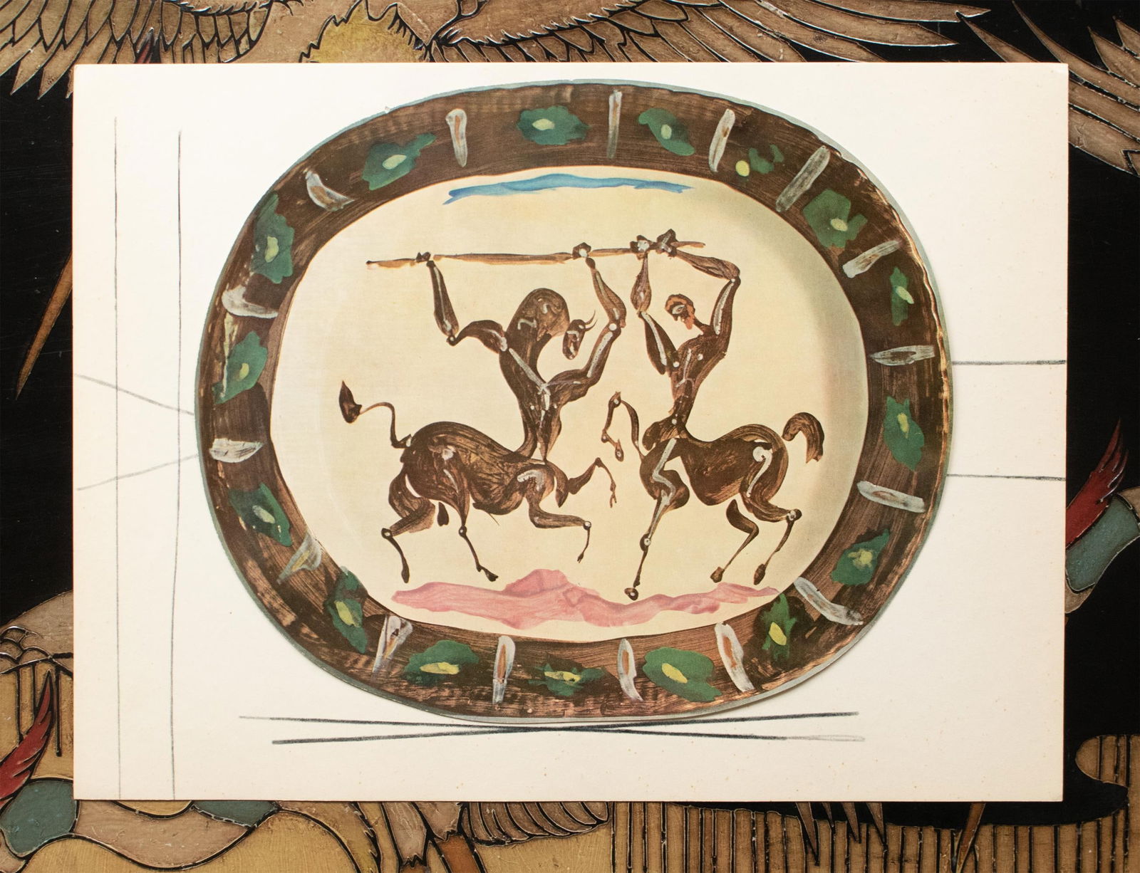 1955 Set of 12 Prints of Picasso's Ceramic Platters - 11