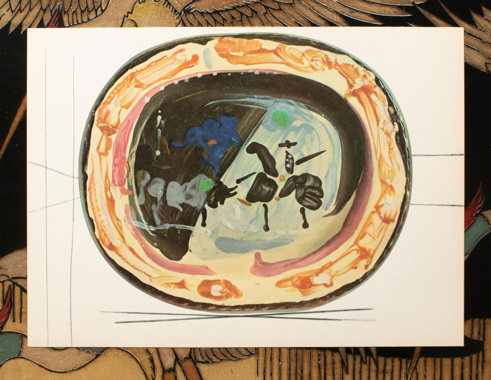 1955 Set of 12 Prints of Picasso's Ceramic Platters - 12