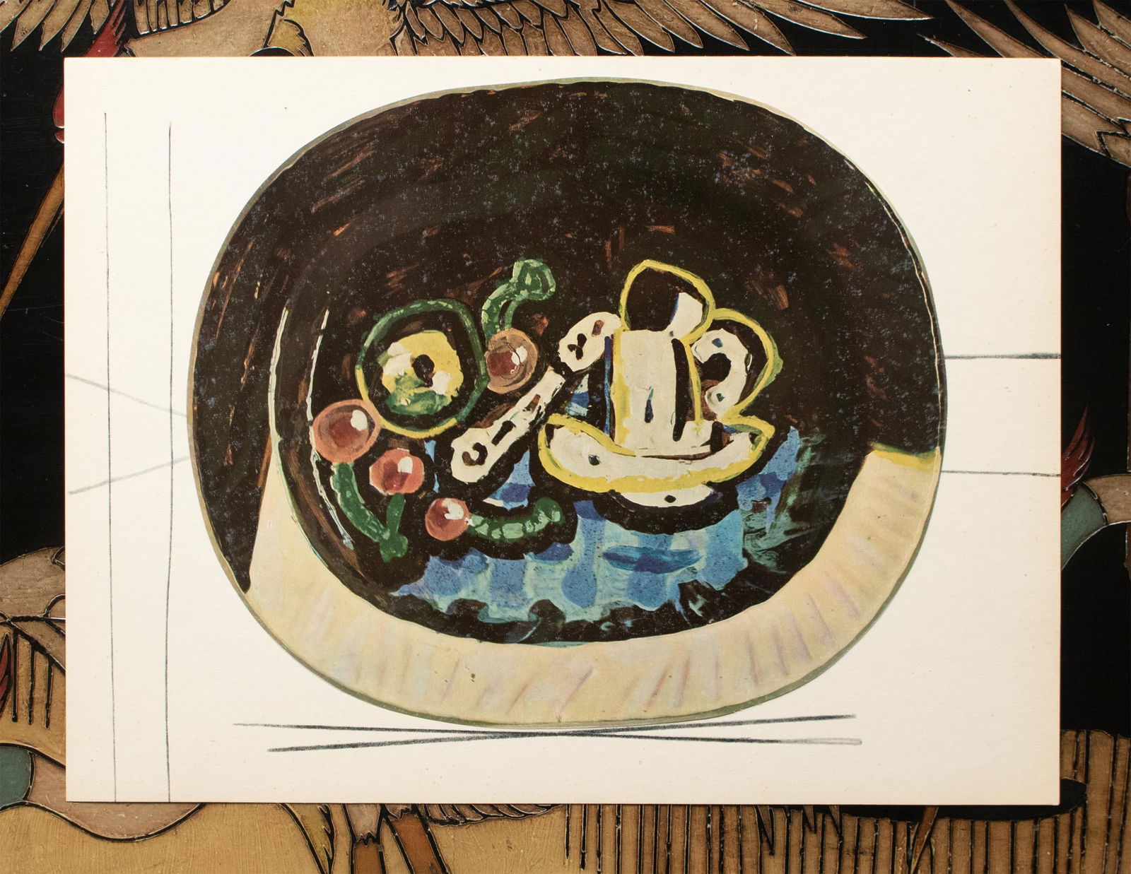 1955 Set of 12 Prints of Picasso's Ceramic Platters - 13