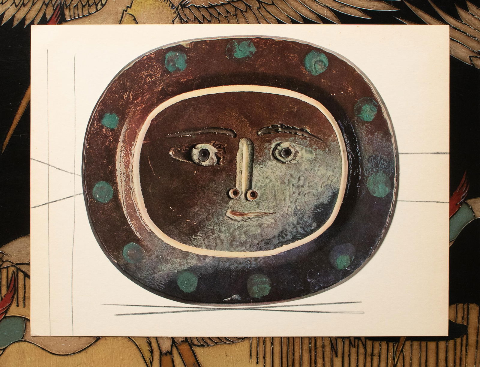 1955 Set of 12 Prints of Picasso's Ceramic Platters - 2