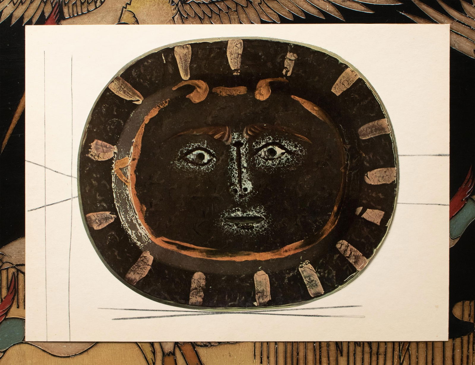 1955 Set of 12 Prints of Picasso's Ceramic Platters - 3