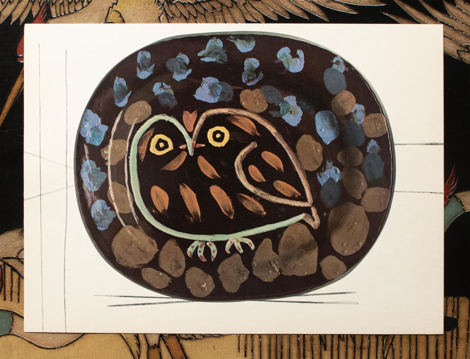 1955 Set of 12 Prints of Picasso's Ceramic Platters - 9