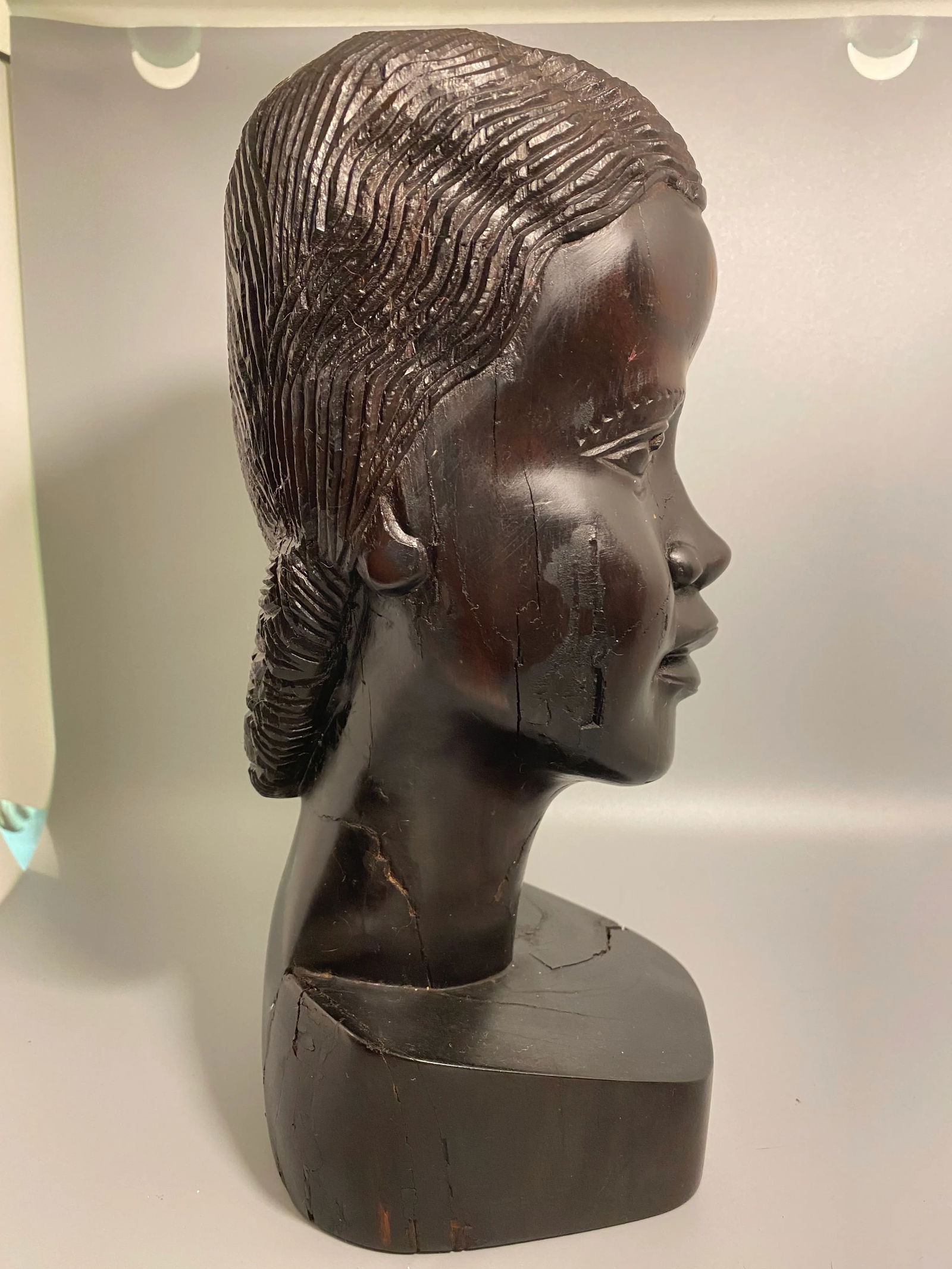 Mid-Century Haitian Female Bust From Irwin and Lane - 2