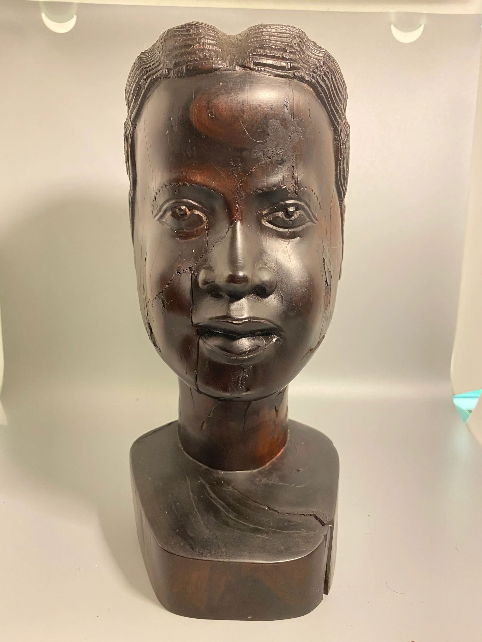 Mid-Century Haitian Female Bust From Irwin and Lane - 8