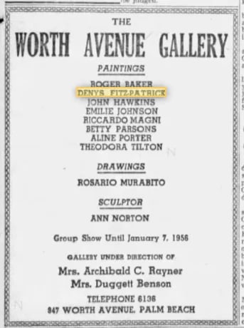 1950s Trompe l'Oeil Window Scene of London Acrylic Painting by Denys Fitz-Patrick, Framed - 4