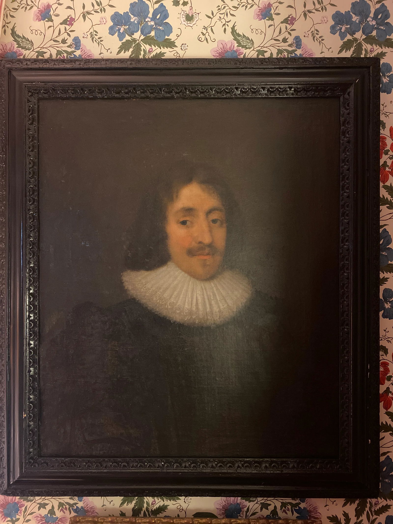 17th Century Portrait Painting of a Man Attributed to an Artist In the Circle of Cornelius Johnson, - 7