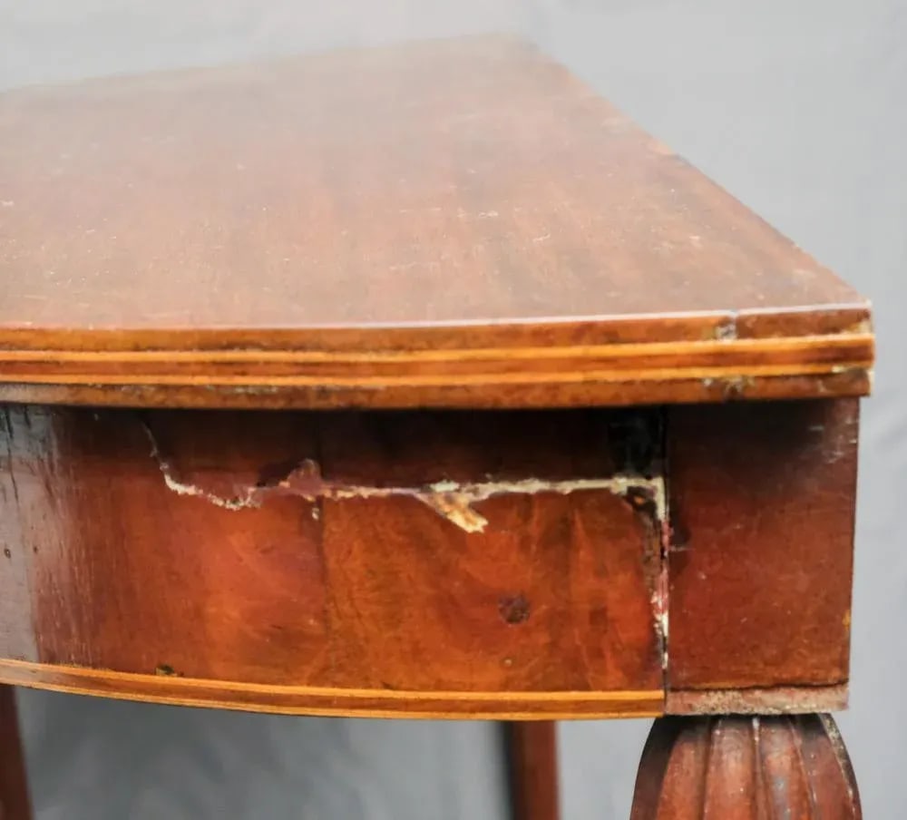 Early 19th Century Regency Period Mahogany Wooden Console Table - 6