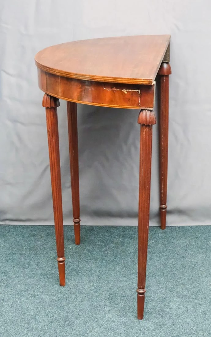 Early 19th Century Regency Period Mahogany Wooden Console Table - 8