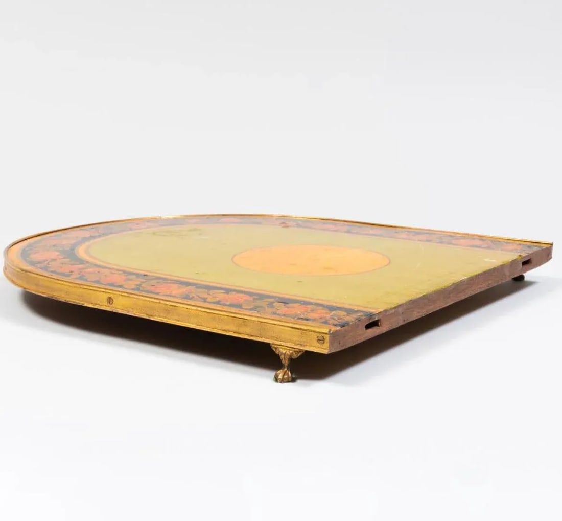 19th Century Painted Continental Surtout De Table - 4