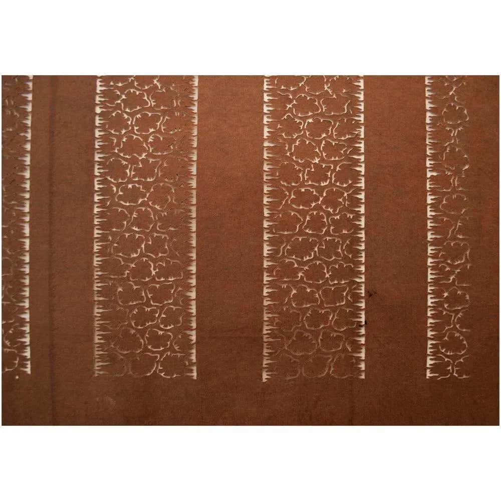 1850s Edo Era Abstract Japanese Katagami Stencil Art - 7