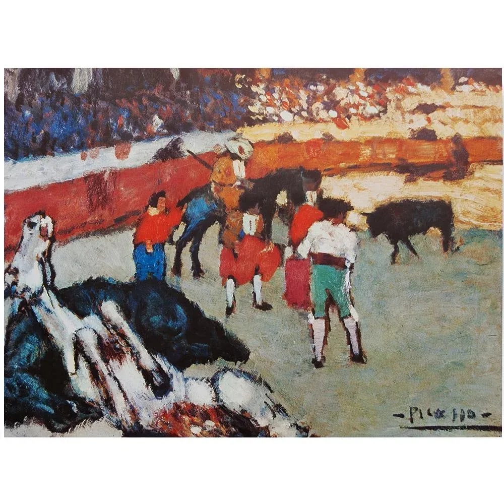 Pre-1970s After Picasso "Corrida De Toros", Period Vintage Poster From Spain - 9