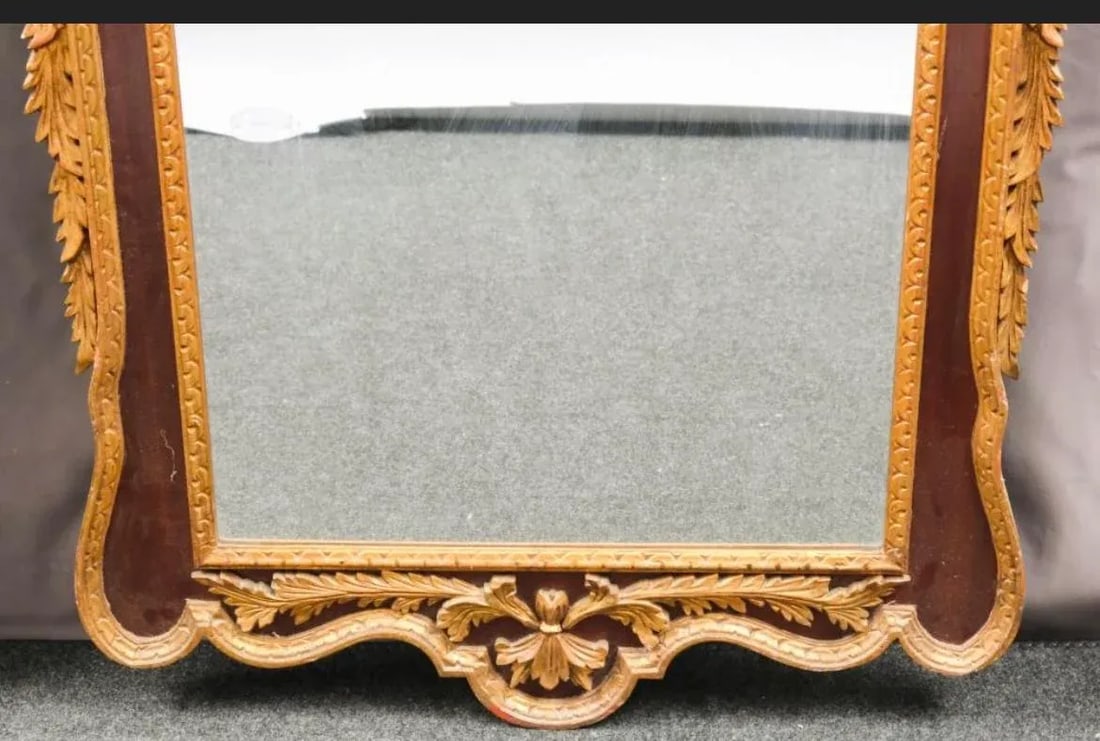 20th Century Chippendale Style Mirrors in Mahogany and Gilt - A Pair - 3