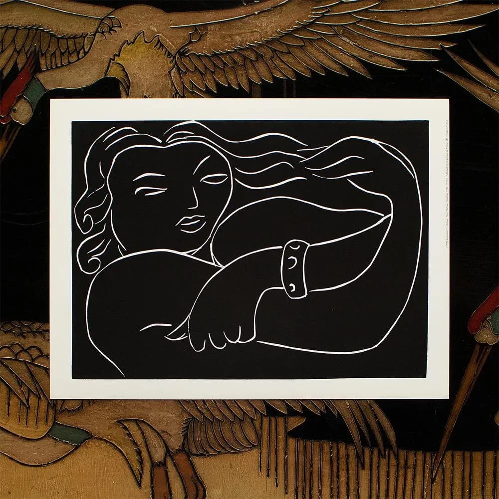1990 After Henri Matisse, "Pasiphaé" Black and White Print - 3