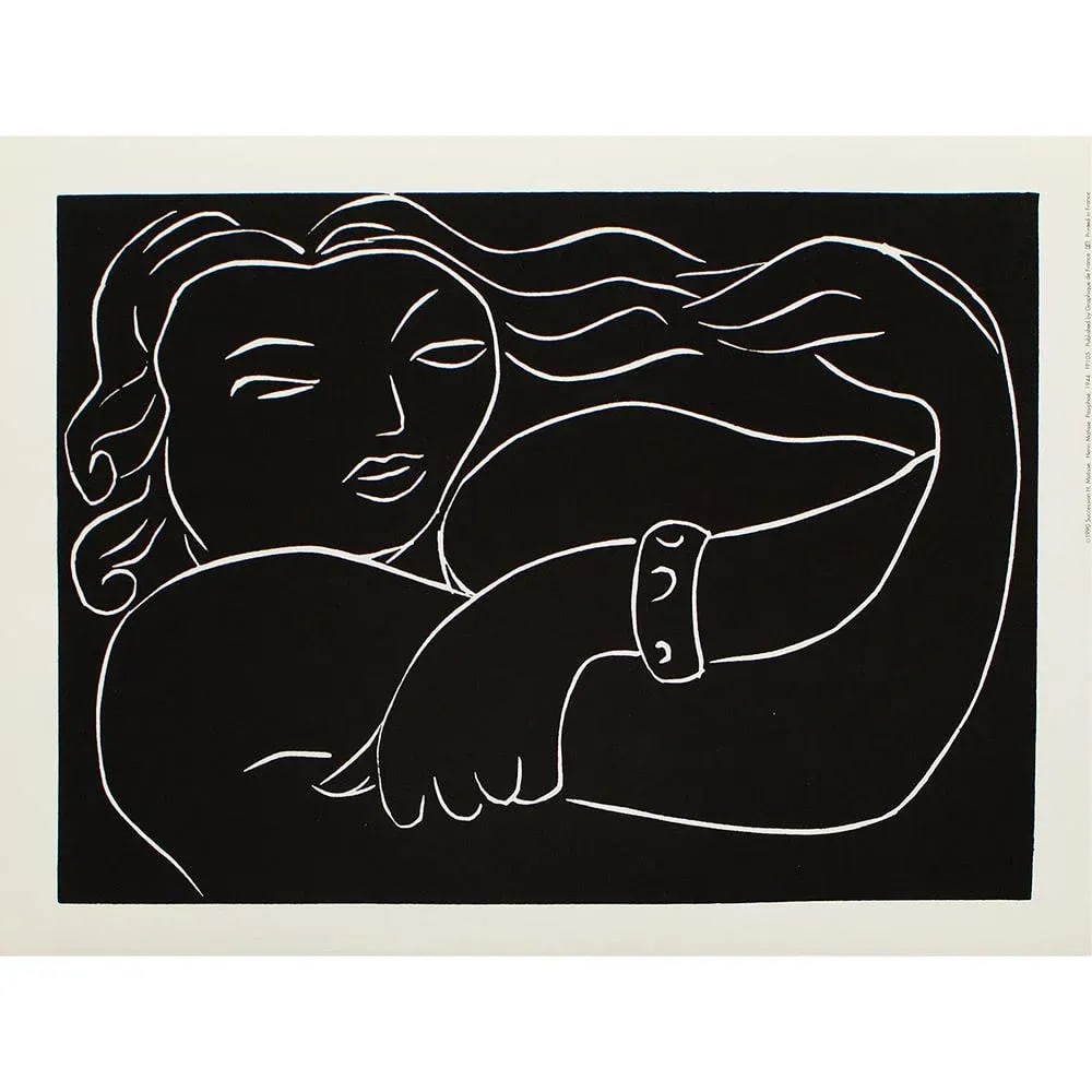 1990 After Henri Matisse, "Pasiphaé" Black and White Print - 4