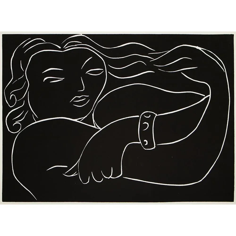 1990 After Henri Matisse, "Pasiphaé" Black and White Print - 5