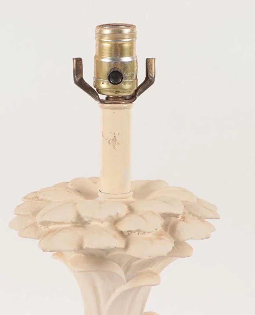 Serge Roche Style Palm Plaster Table Lamp - 2