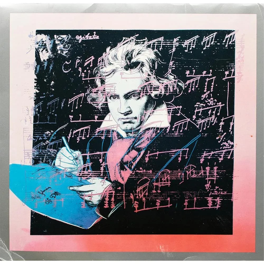 After Andy Warhol "Beethoven", Print Book Cover - 2