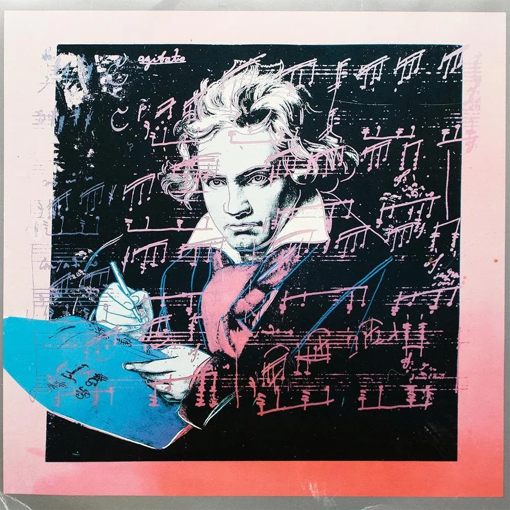 After Andy Warhol "Beethoven", Print Book Cover - 6