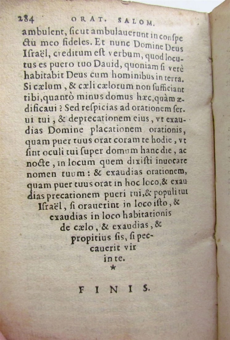 1562 BIBLE Proverbia Salomonis antique in LATIN 16th CENTURY - 8