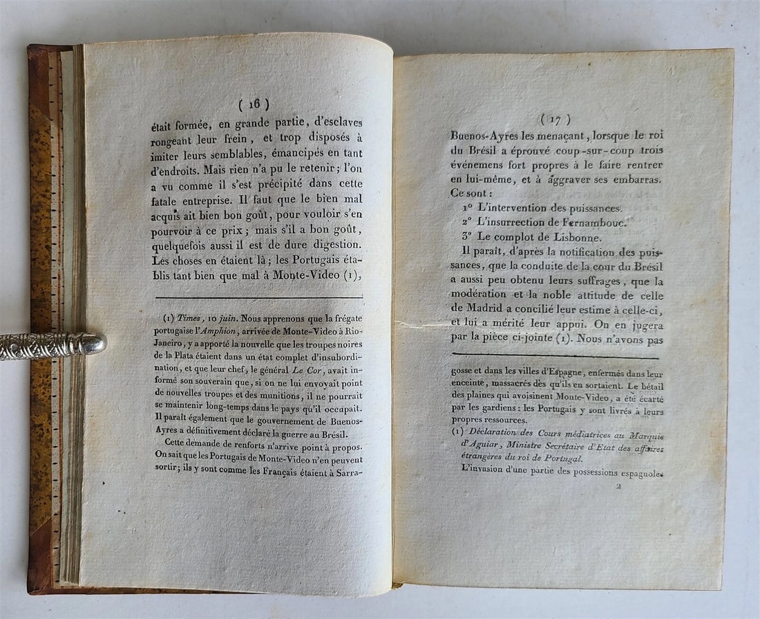 1817 DESCRIPTION of SOUTH AMERICA & BRAZIL ANTIQUE in FRENCH - 6