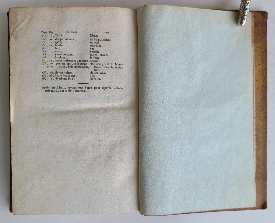 1817 DESCRIPTION of SOUTH AMERICA & BRAZIL ANTIQUE in FRENCH - 7