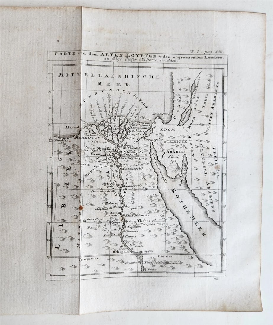 1745 HISTORY of the WORLD by S.J. Baumgarten ILLUSTRATED antique - 10