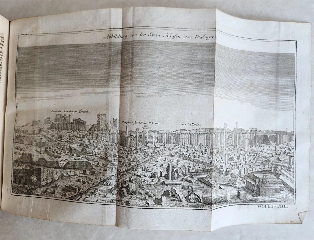 1745 HISTORY of the WORLD by S.J. Baumgarten ILLUSTRATED antique - 14