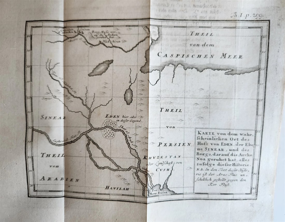 1745 HISTORY of the WORLD by S.J. Baumgarten ILLUSTRATED antique - 6