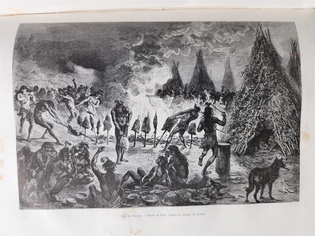 1884 HISTORY of VOYAGES ILLUSTRATED antique NORTH POLE PHILLIPPINES PERSIA USA - 12