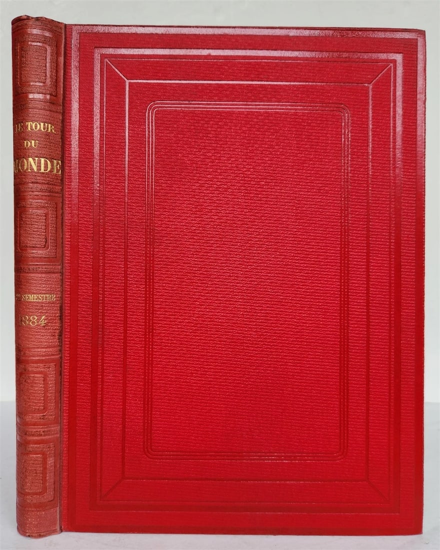 1884 HISTORY of VOYAGES ILLUSTRATED antique NORTH POLE PHILLIPPINES PERSIA USA - 3