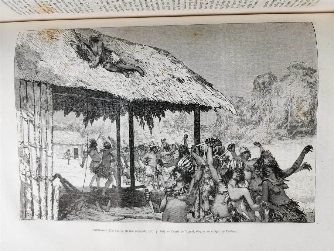 1884 HISTORY of VOYAGES ILLUSTRATED antique NORTH POLE PHILLIPPINES PERSIA USA - 5