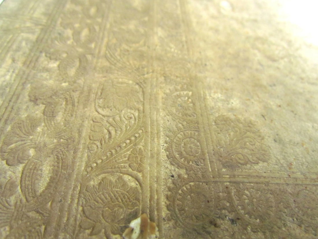 1691 BLIND-STAMPED PIGSKIN OVER WOODEN BOARDS FOLIO ANNALES ECCLESIASTICI Vol.15 - 5