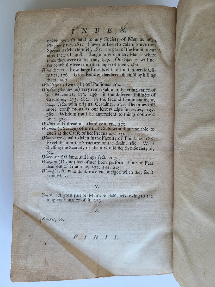 1733 THE FABLE of the BEES Part II antique - 8